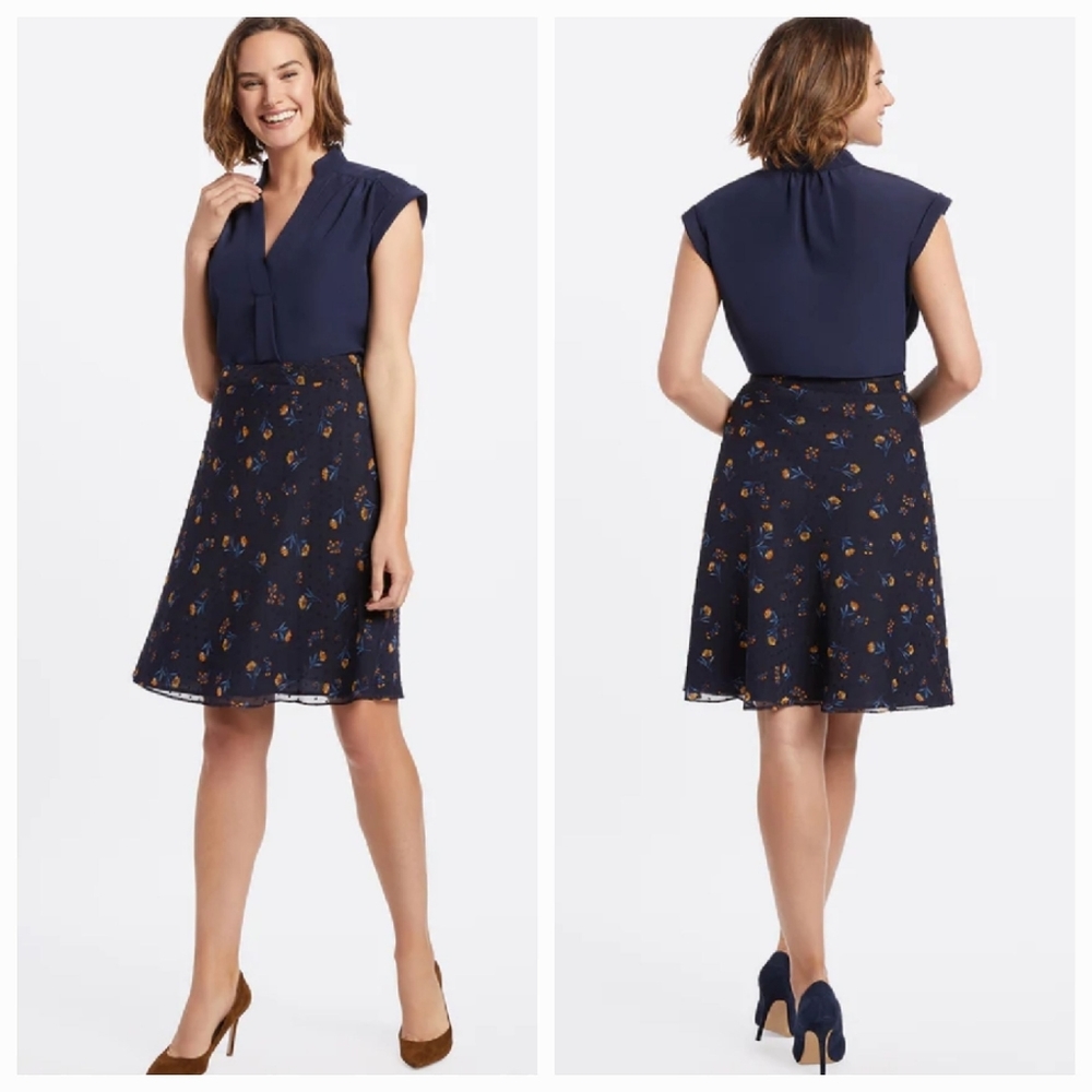 Draper James Floral Swiss A Line Skirt, Size 6